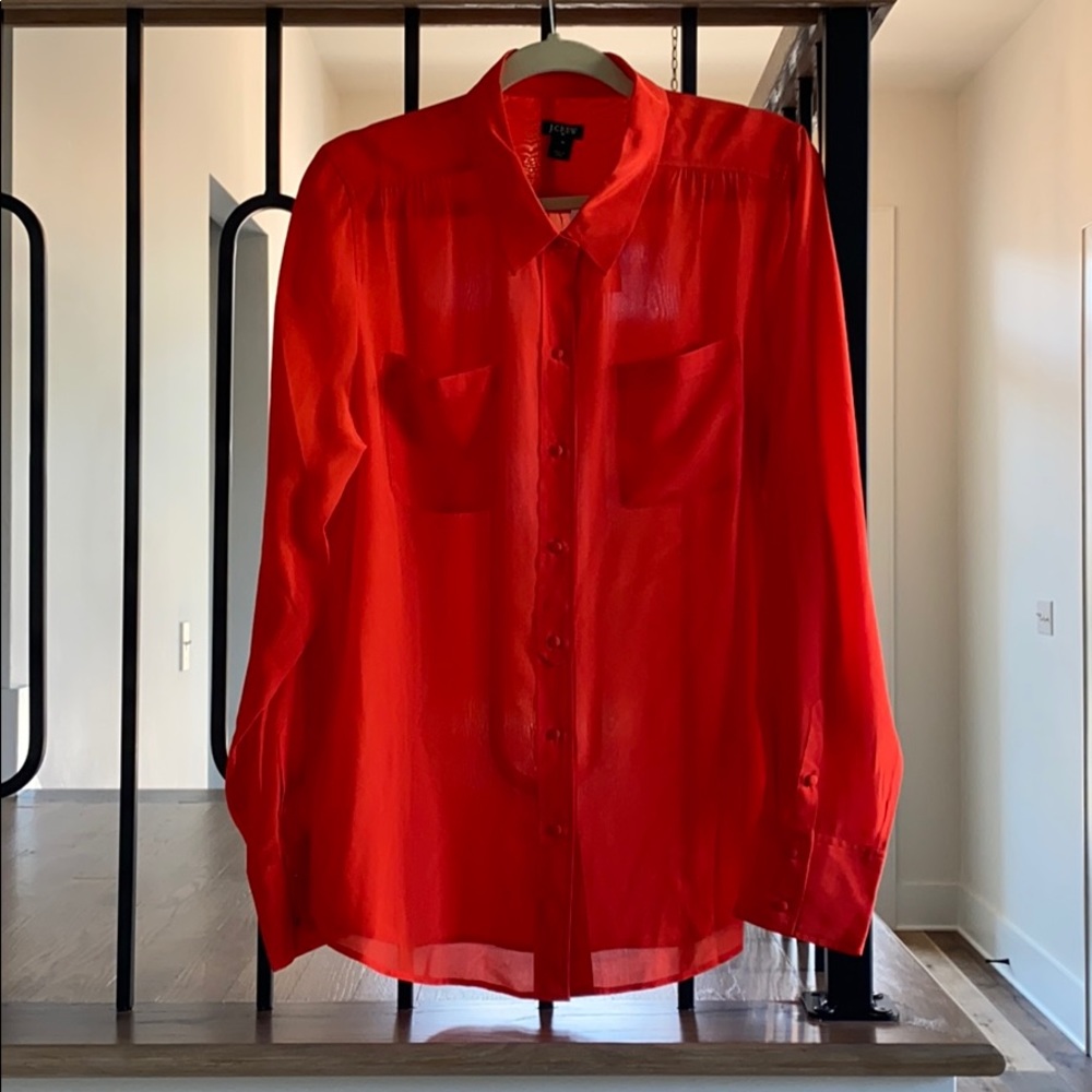 J.Crew Factory silk blouse